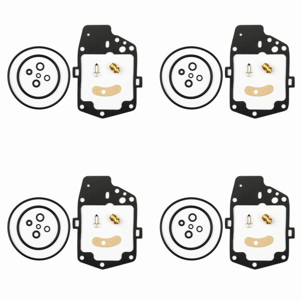 4x Carburetor Repair Kit CAB-H4 for Honda GL 1000 Goldwing # 1976-1979