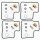 4x Kit de réparation de carburateur CAB-H7 pour Honda VF 750 1000 1100