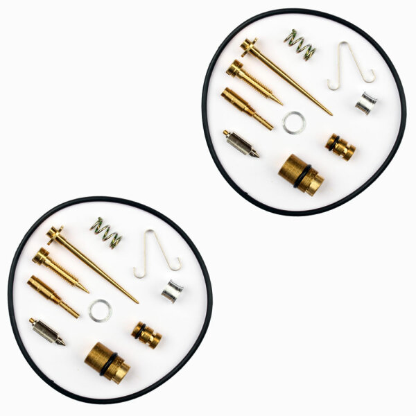 2x Kit de reparación de carburador CAB-H11 para Honda CB 350 K # CL 350 K  68-73