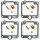 4x Carburetor Repair Kit CAB-Y51 for Yamaha XJR 1200 95-98 # XJR 1300 99-01