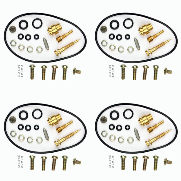 4x Carburetor Repair Kit Full Set for Kawasaki GPZ GT Z 550 # 1981-1989