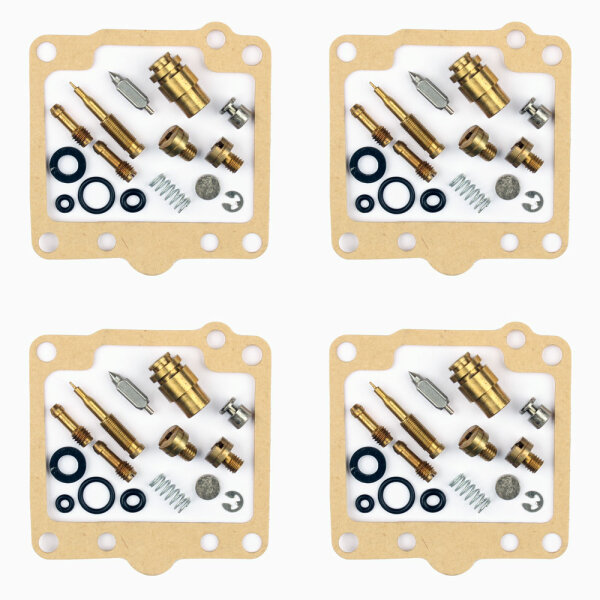 4x Carburetor Repair Kit Full Set for Kawasaki Z 1100 ST # KZT10A # 1981-1983