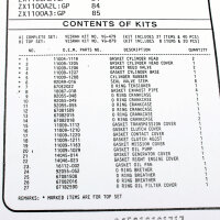 Motor Dichtsatz Dichtungssatz komplett für Kawasaki...