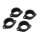 4x Collettore di aspirazione del carburatore CHS-08 per Suzuki GSX-R 600 06-07