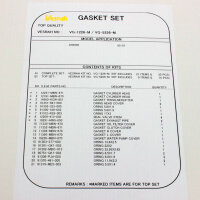 Motor Dichtsatz Dichtungssatz komplett für Honda XR...