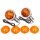 Clignotant paire de clignotants queue de guidon ALU poli 22 mm guidon 2 pièces
