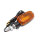 Motorcycle Mini Turn Signal Long Metal Carbon Look UNIVERSAL 12V 23W