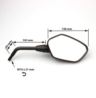Mirror Right for Honda CRF 450 1000 Africa Twin/ GL 1000 Goldwing/ NC 700 750