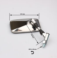 Specchio retrovisore destro per Yamaha XVS 650 A Drag Star