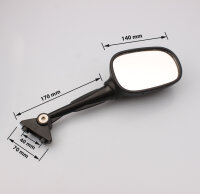 Mirror pair black for BMW F 800 800 S /ST # 2006-2012 #...