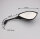 Paire de rétroviseurs noirs pour Kawasaki KLE 300 Z 800 900 Z H2 1000