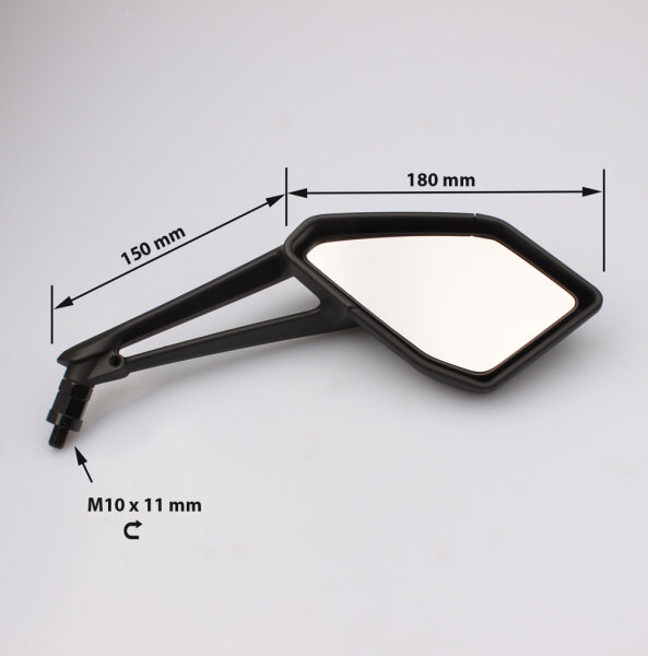 Spiegel Paar schwarz für Kawasaki Z 1000 F /G # 56001-0292-46V 56001-0291-46V