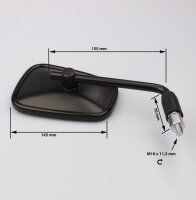 Espejo par negro para Kawasaki Vulcan 650 S # 2015-2022 #...