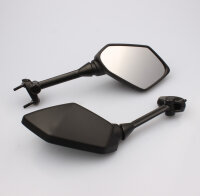 Paire de rétroviseurs noirs pour Kawasaki ER-6F 650 E /F # 2012-2013
