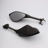 Paire de rétroviseurs noirs pour Kawasaki ER-6F 650 E /F # 2014-2017