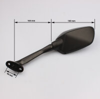 Mirror pair black for Honda CBR 650 FA # 2014-2016 # 88110-MJE-305 88120-MJE-305