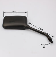 Paire de rétroviseurs noirs pour Suzuki GS 500 # 89-00 # 56500-01D01 56500-01D02