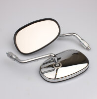 Mirror pair chrome for Kawasaki VN 900 Classic B /C #...