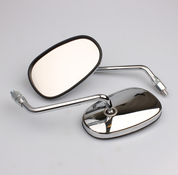 Mirror pair chrome for Kawasaki VN 900 C Custom # 14-17 # 56001-0285 56001-0284