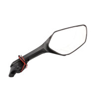 Pair of mirrors black with turn signal for Kawasaki...