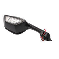 Spiegel Paar schwarz mit Blinker für Kawasaki ZX-10R 1000 Ninja # 2011-2015