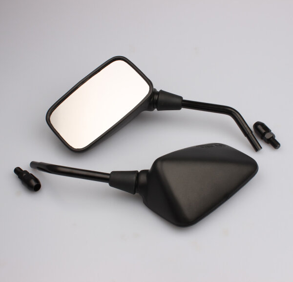 Paire de rétroviseurs noirs pour Kawasaki Z 750 J # Z 1000 A # 2003-2006