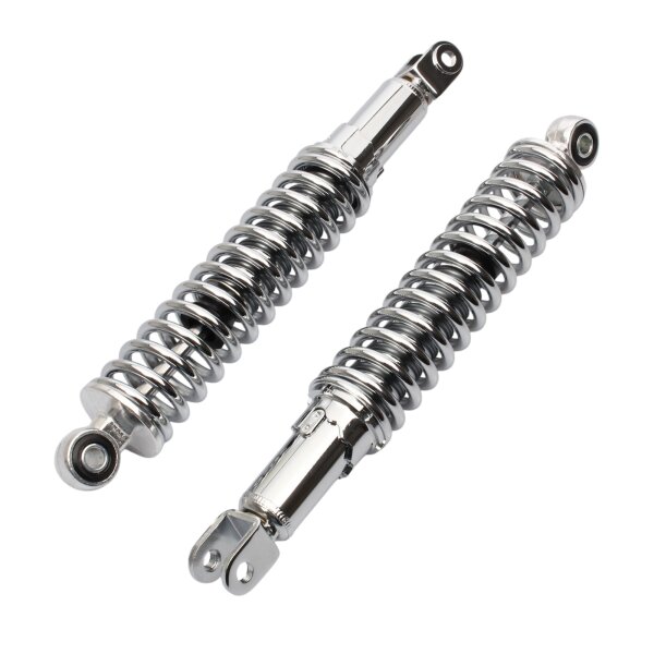 Par de amortiguadores ajustables cromados para Honda CB 500 72-77 CB 550 77-78