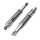 Par de amortiguadores ajustables cromados para Honda CB 500 72-77 CB 550 77-78
