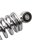 Par de amortiguadores ajustables cromados para Honda CB 500 72-77 CB 550 77-78