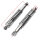 Par de amortiguadores ajustables cromados para Honda CB 500 72-77 CB 550 77-78