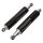 Adjustable chrome/black shock absorber pair for Suzuki TS 185 ER  # 1979
