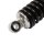 Adjustable chrome/black shock absorber pair for Suzuki TS 185 ER  # 1979