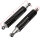 Adjustable chrome/black shock absorber pair for Suzuki TS 185 ER  # 1979
