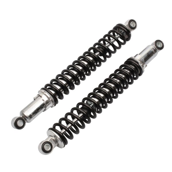 Paire d’amortisseurs réglables chromés/noirs pour Honda XL 125 185 S # 1979