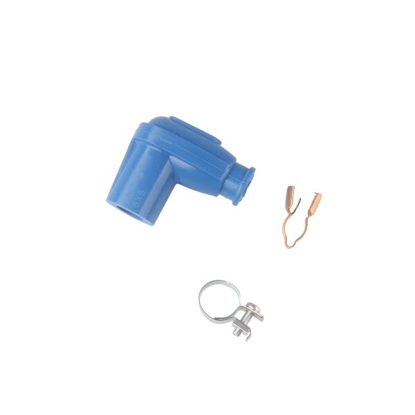 Conector de bujía NGK LB-ER azul para Kawasaki KX 500 E Maico MC 500 2T