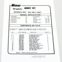 Motor Dichtsatz Dichtungssatz komplett für Kawasaki...
