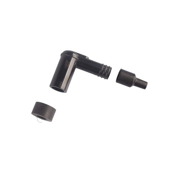 Spark plug connector NGK LD-05 F black for Honda CM 200 T Kawasaki GPZ 900 R Ninja