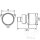 Indicator front left right 12/24 Volt Ø 55 mm Hole spacing 61 mm