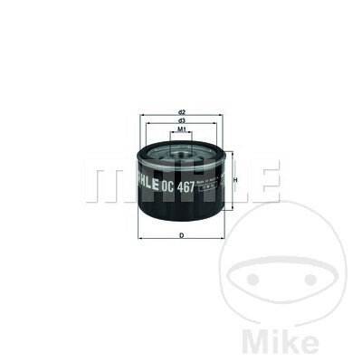 Filtro olio OC467 MAHLE per Horex VR6 1200 # 2013-2019