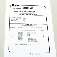Motor Dichtsatz Dichtungssatz komplett für Kawasaki...