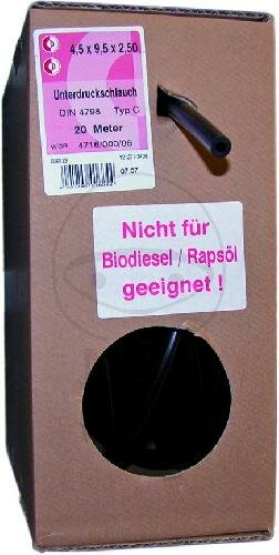 Hanibos - Tubo Per Benzina Da 1 M, 6 Mm, Set Con 6 Fascette Stringitubo, Tubo Del Carburante Per Tosaerba, Auto, Trattore, Piccoli Motori - Foto 3