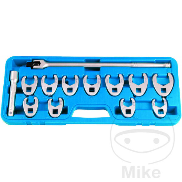 Condor ring wrench set brake line wrench set 1/2" 13-piece 20-32 mm
