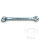 HAZET Clé polygonale double pour conduite de frein ouverte 8 x 10 mm