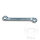 Llave de doble anillo HAZET 6 x 7 recta