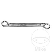 HAZET double ring wrench 16 x 17 straight