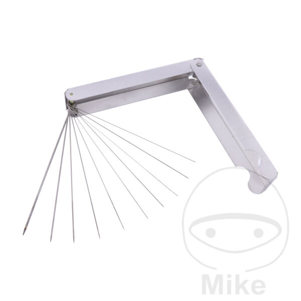 Jeu d’alésoirs de gicleurs 10 tailles 0,4–1,6 mm en étui aluminium