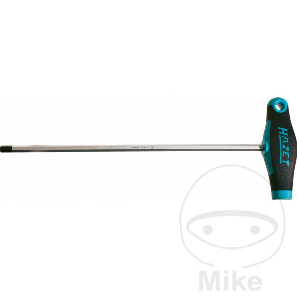 HAZET Thandle wrench screwdriver hexagon socket 2.5 mm, length 118 m