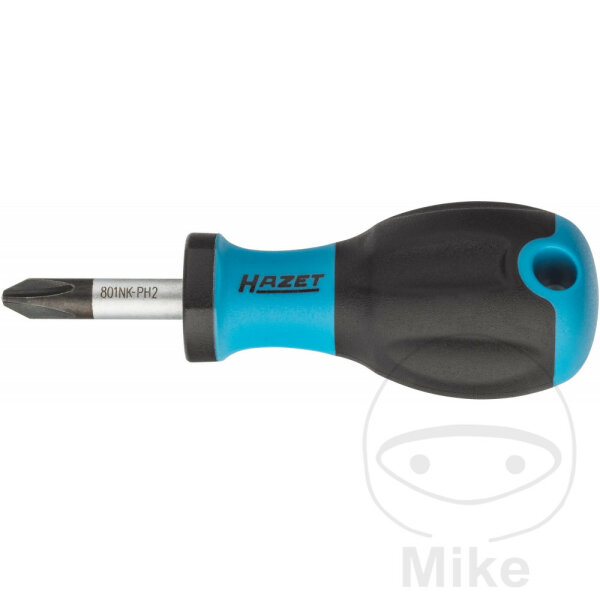 HAZET Cross-recess screwdriver PH1 x 25 short version