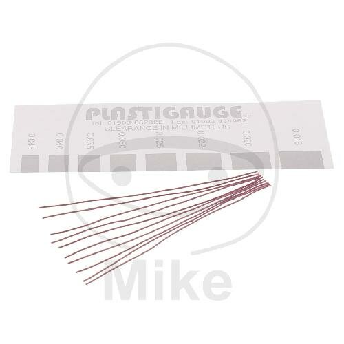 Plastigauge fine measuring strip 0.018-0.045 mm 10 pieces