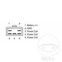 Regulador rectificador para Yamaha 250 600 750 850 1300